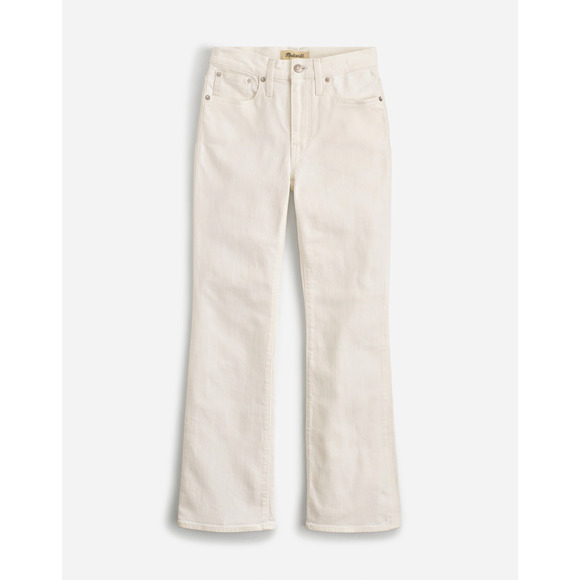 NWT Madewell Kick Out Crop Jeans – White – Size 23 NI961 - Picture 5 of 10